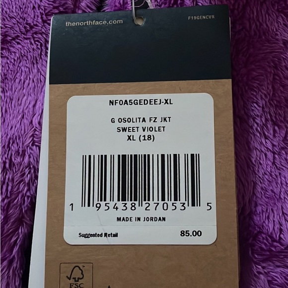 The north face  girl hoodie - Picture 4 of 4